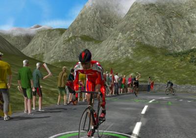 Soler attacking in the mountains